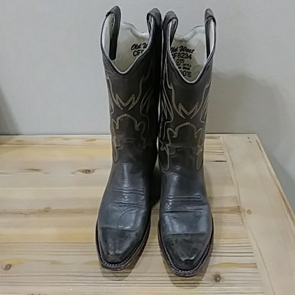 Old west chocolate brown boots